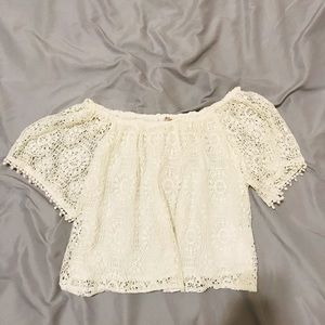 Hollister Off the Shoulder Boho Blouse